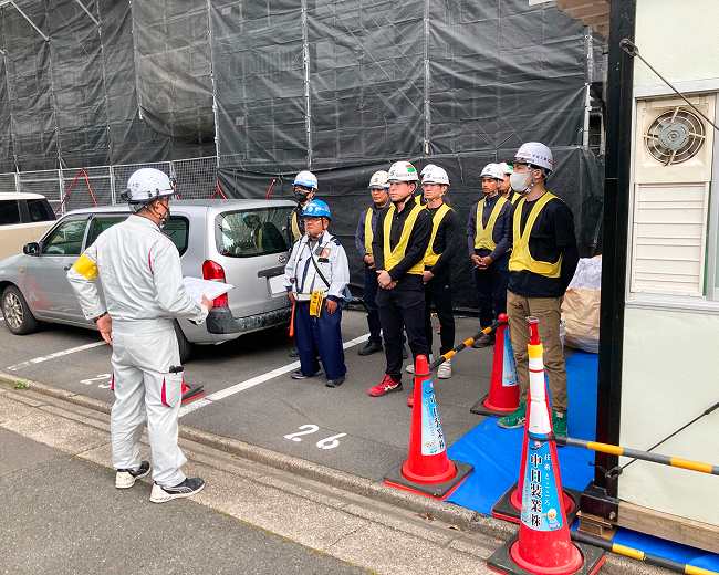 中日裝業　施工現場　写真