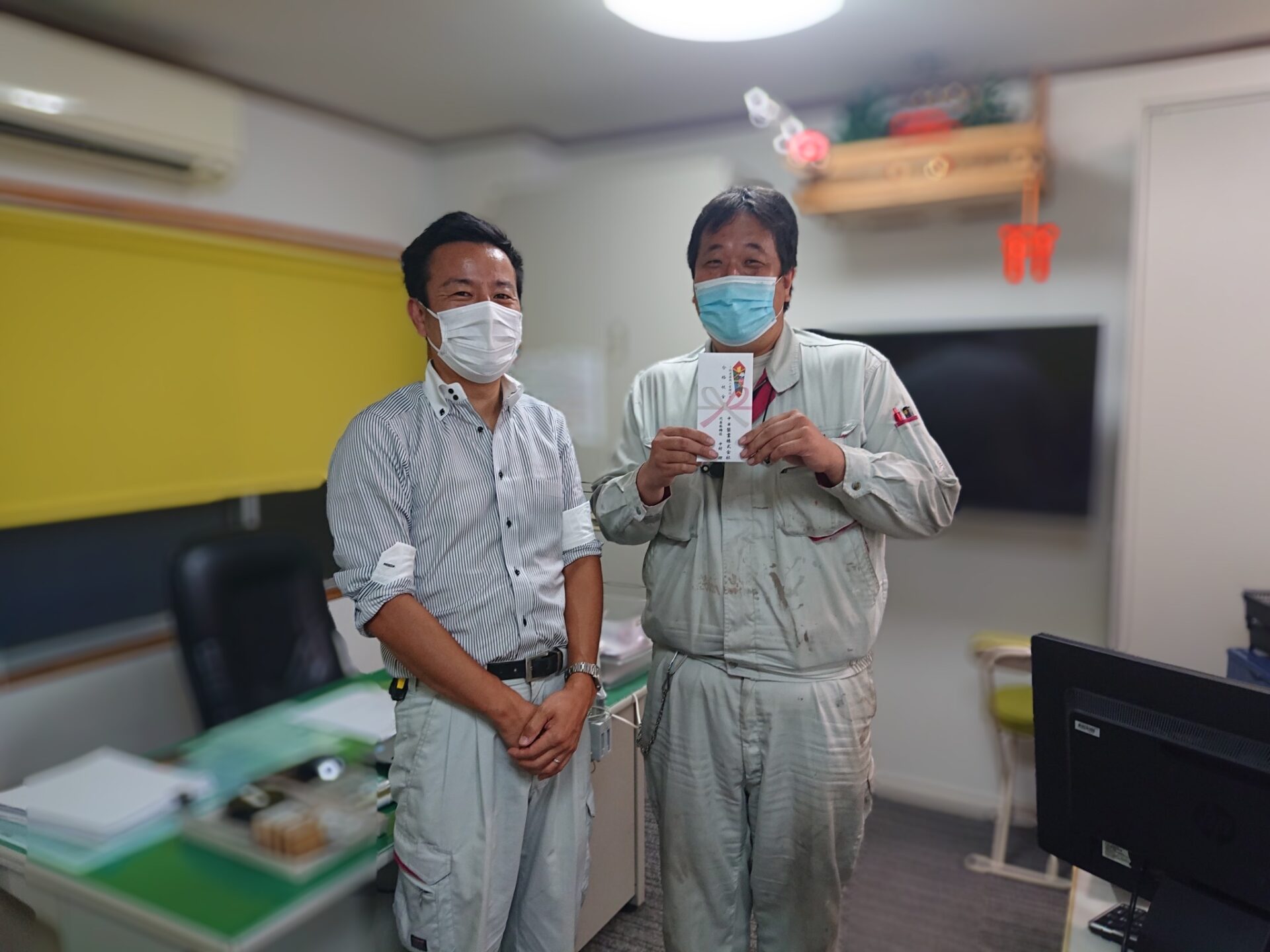 1級建築施工管理技士　合格おめでとうございます