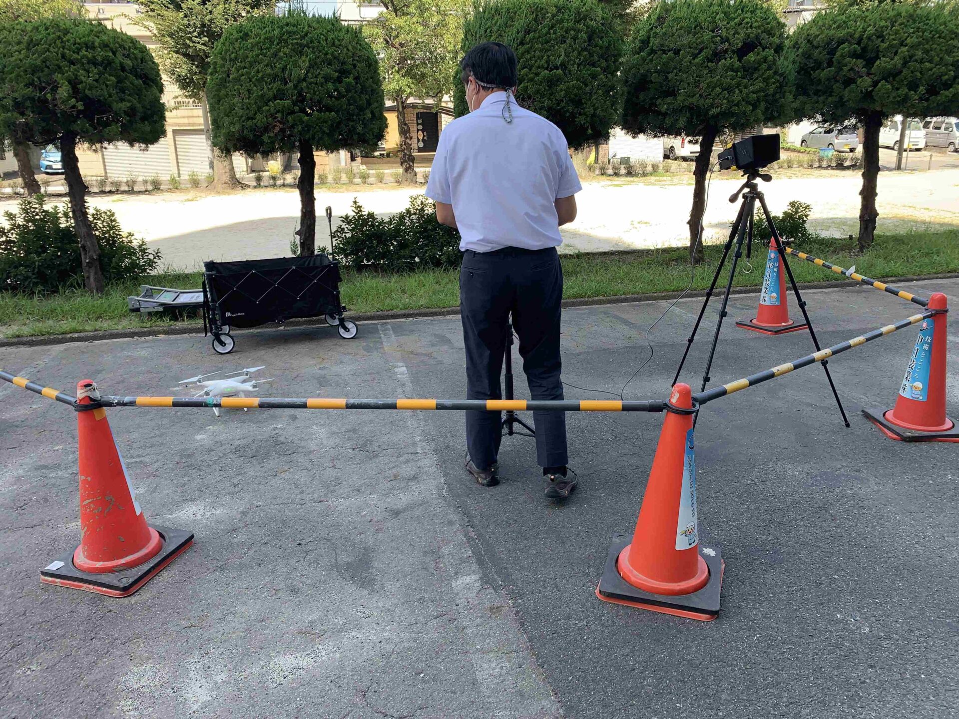 ドローンによる全景撮影（空撮）